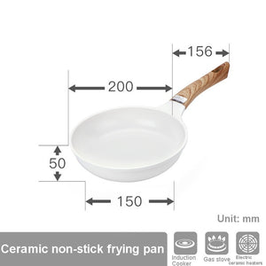 Open image in slideshow, Ceramic frying pan cookware
